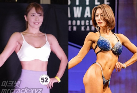 피트니스 대회에 출전한 AV 배우들, 짱요타 & 타케우치 유키
