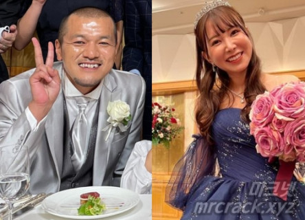 전 AV 배우 아이사카 하루나, 일본 코미디언 타케우치 마나부와 결혼!