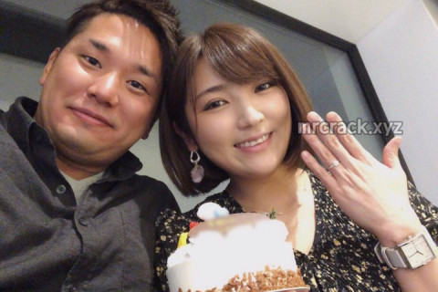 전 AV 배우 카미사키 시오리 결혼! 상대는 프로레슬러 이와사키 코키