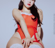 유이나 웹화보, 릴리나(Lilynah) 'Inah Vol.36 Santa girl (wearing see-through high-legs)' 샘플 - 모델 유이나