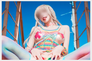 자나티슈 웹화보 DJAWA 'Rainbow Fishnet' 맛보기 - 모델 자나티슈