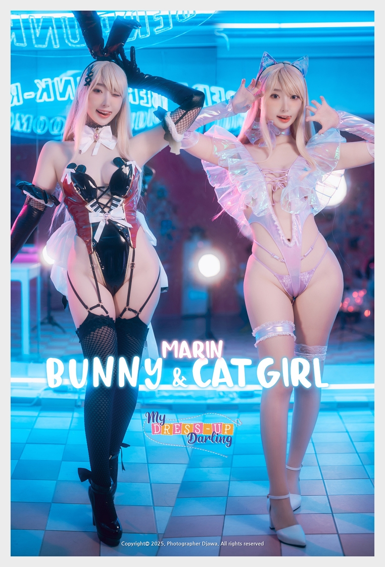 E다연 웹화보 DJAWA 'Marin Bunny & Cat Girl' 맛보기 - 모델 E다연