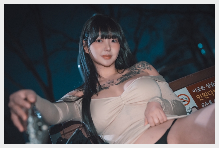 전보연 웹화보 DJAWA 'Naughty Night Walk' 맛보기 - 모델 전보연