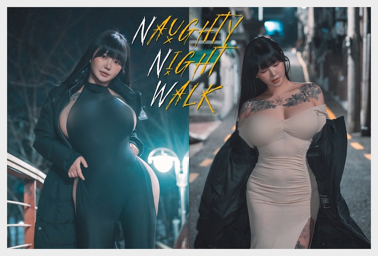 전보연 웹화보 DJAWA 'Naughty Night Walk' 맛보기 - 모델 전보연