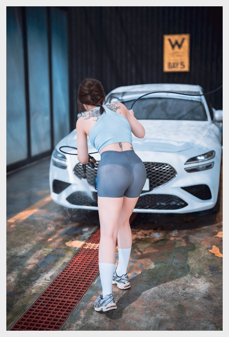 손예은 웹화보 DJAWA 'Wash My Car' 맛보기 - 모델 손예은