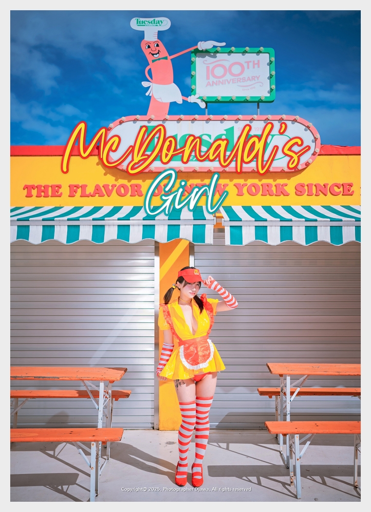 손예은 DJAWA 'McDonald’s Girl' 웹화보 맛보기 - 모델 손예은