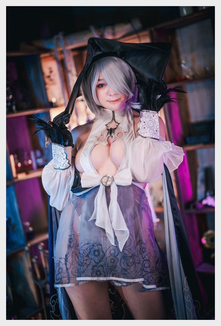 KIMU 웹화보 DJAWA 'White Witch : 2B' 맛보기 - 모델 KIMU