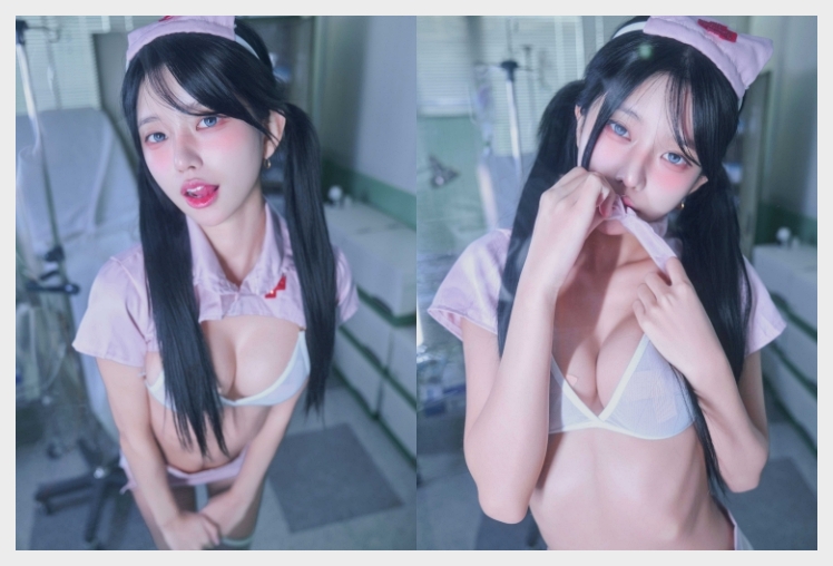 최솜이 웹화보 HEROVIA 'ERO-ŇURSE' 맛보기 - 모델 최솜이