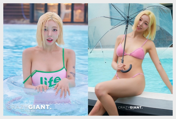 모델 여은 화보 크레이지 자이언트 '비 오는 여름, 여은이라는 이야기' 맛보기 - 모델 여은