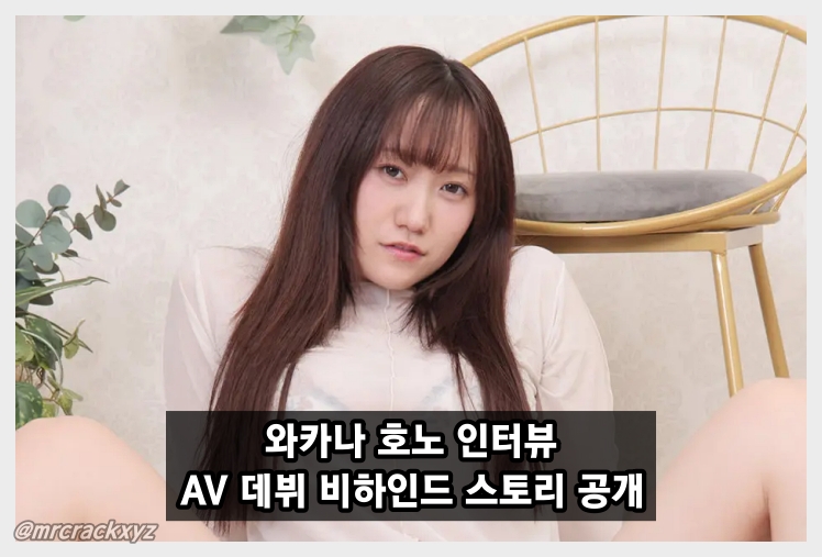 와카나 호노 인터뷰, AV 데뷔 비하인드 스토리 공개
