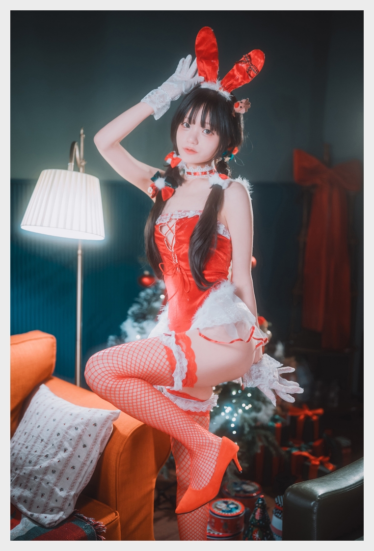 정제니 DJAWA Christmas Special 2025 : Jenny – The Christmas Bunny 웹화보 맛보기 - 코스어 정제니