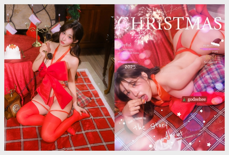 갓세희 HEROVIA Ribbön The Red Ribbon 웹화보 맛보기 - 크리에이터 갓세희