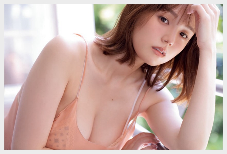 시노자키 아이 영 챔피언 레츠 2025년 12호 그라비아 맛보기 - 篠崎愛