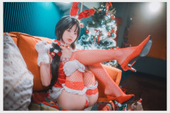 정제니 DJAWA Christmas Special 2025 : Jenny – The Christmas Bunny 웹화보 맛보기 - 코스어 정제니