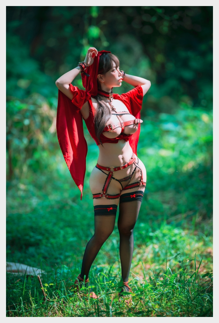 띠띠 DJAWA Cheeky Red Riding Hood 웹화보 맛보기 - 모델 띠띠