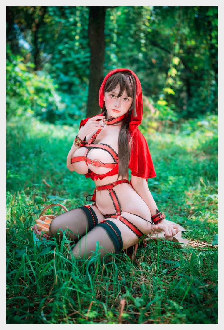 띠띠 DJAWA Cheeky Red Riding Hood 웹화보 맛보기 - 모델 띠띠