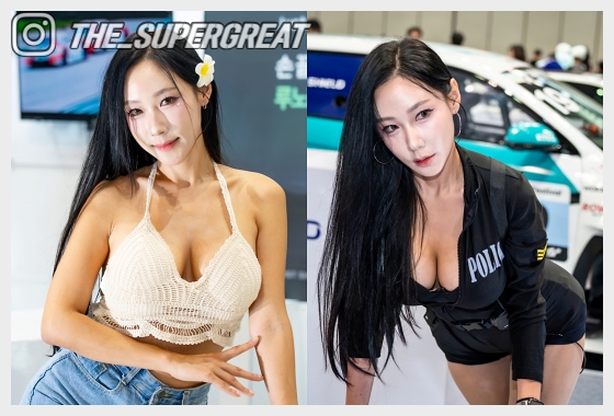 꽃태희 2025 오토살롱테크코리아 저스트 쉴드 부스 250920 직찍 - 모델 꽃태희