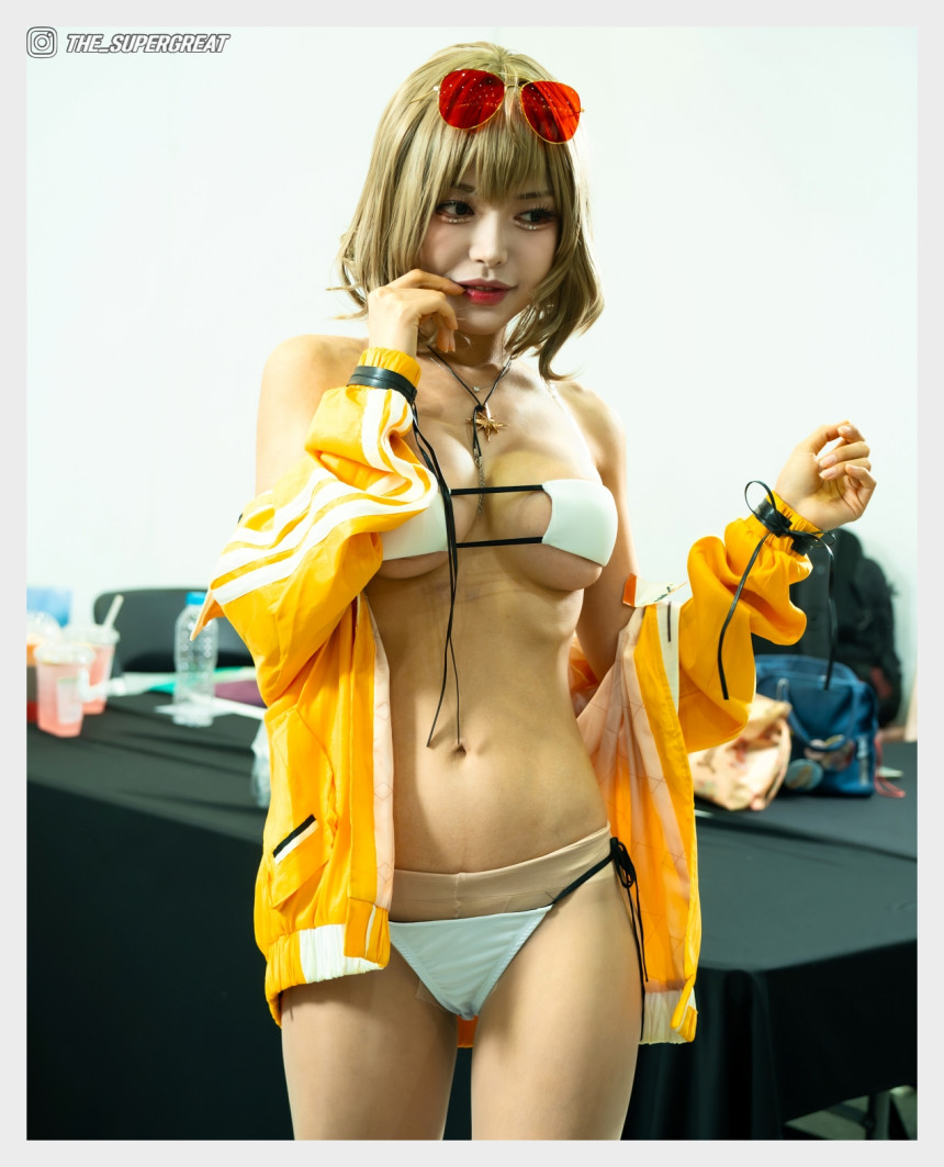 유수정 2025 서울팝콘 250914 코스커넥트 부스 직찍 - 모델 유수정