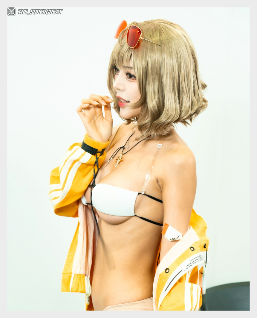 유수정 2025 서울팝콘 250914 코스커넥트 부스 직찍 - 모델 유수정