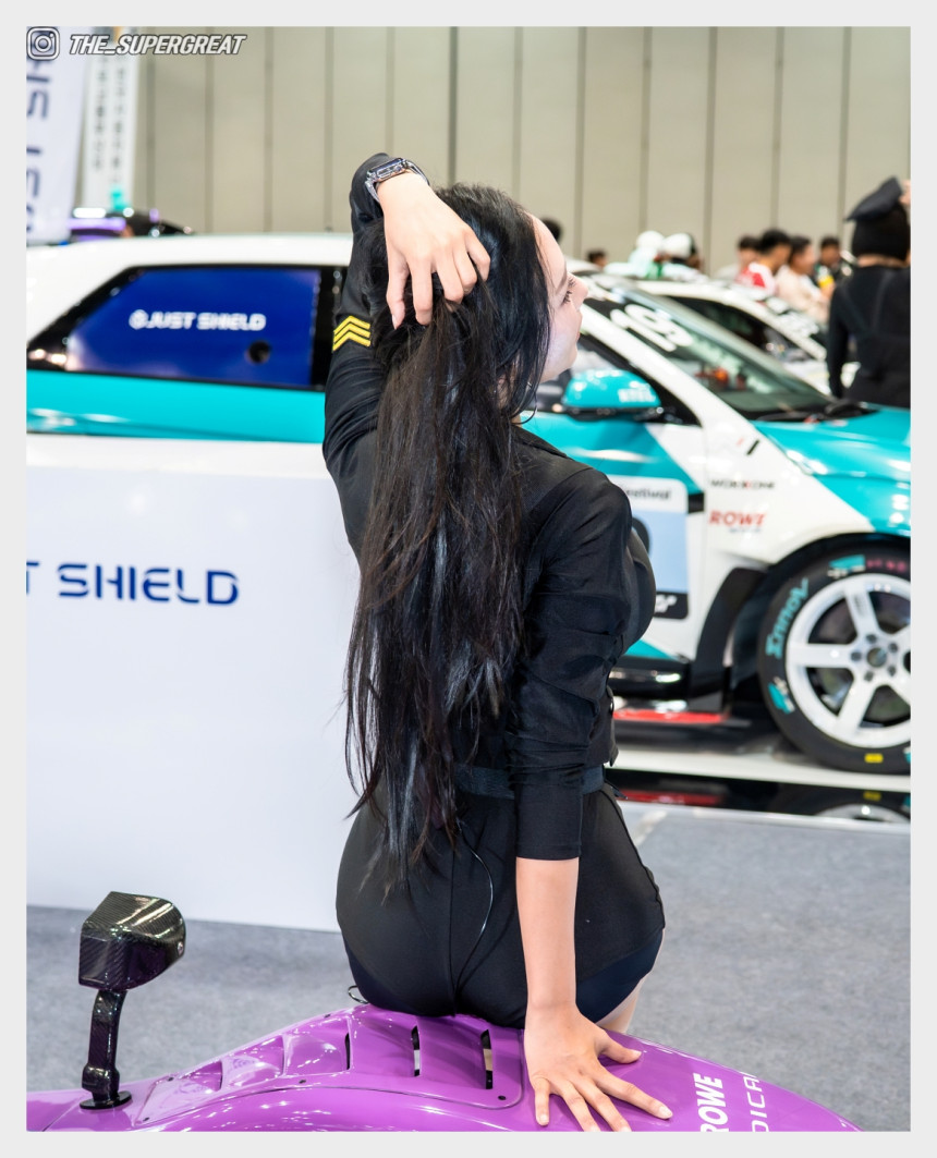꽃태희 2025 오토살롱테크코리아 저스트 쉴드 부스 250920 직찍 - 모델 꽃태희