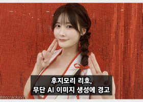 후지모리 리호, 무단 AI 이미지 생성에 경고… 직업 관계없이 초상권 보호받아야
