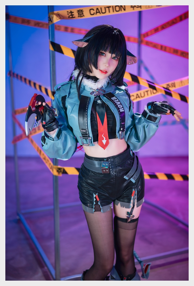 리나 DJAWA Zenless Zone Zero : Jane Doe 웹화보 맛보기 - 코스어 자몽