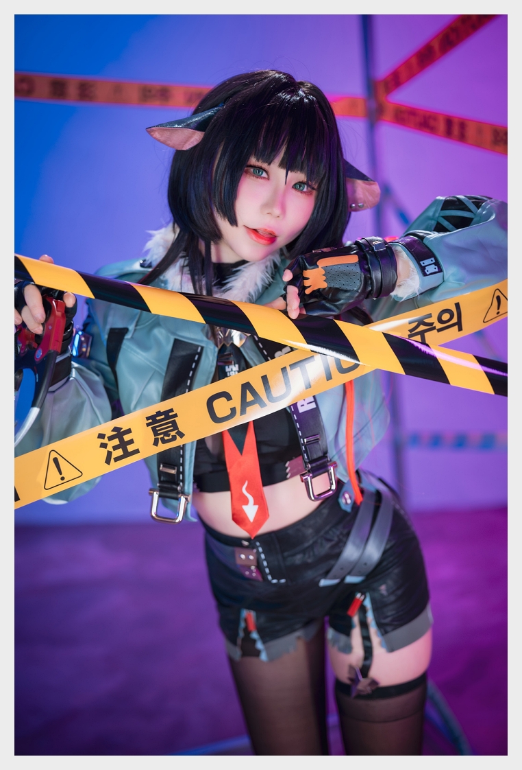 리나 DJAWA Zenless Zone Zero : Jane Doe 웹화보 맛보기 - 코스어 자몽