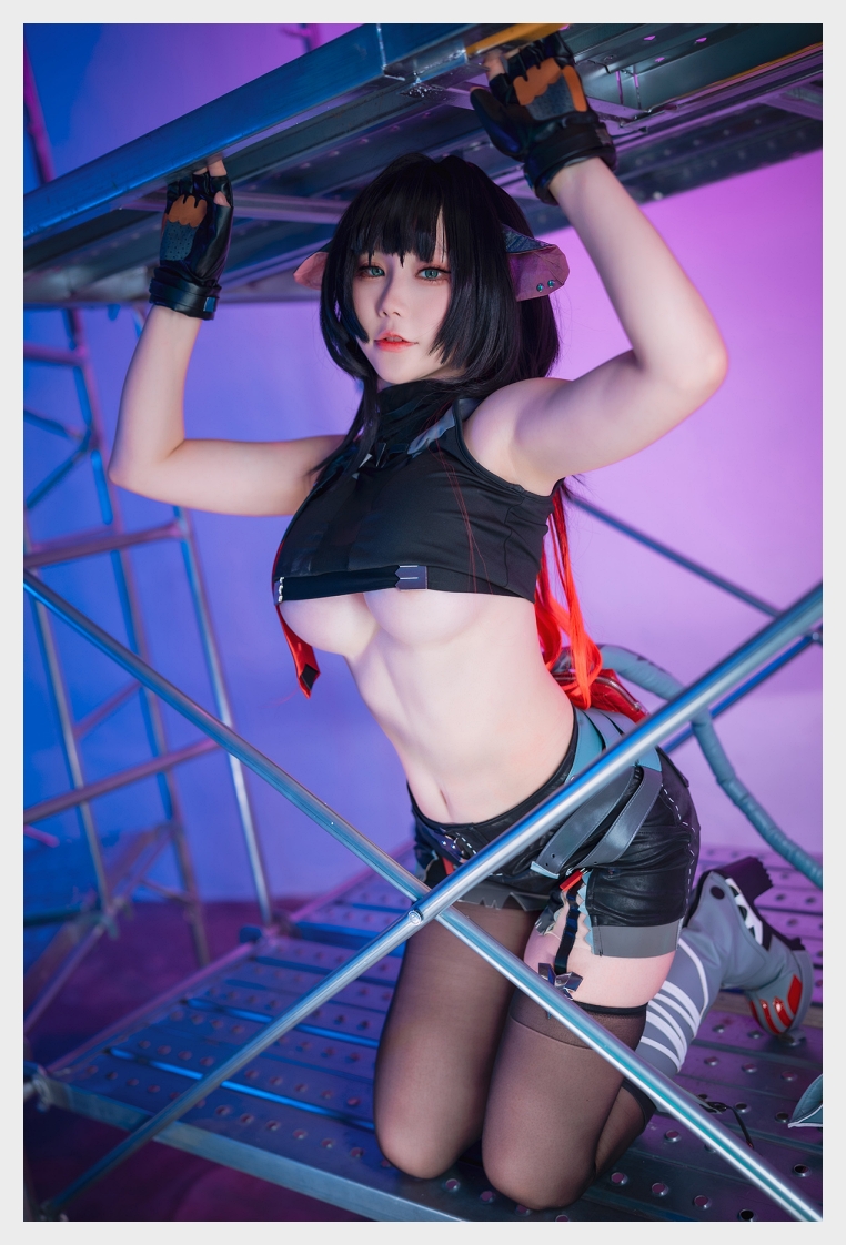 리나 DJAWA Zenless Zone Zero : Jane Doe 웹화보 맛보기 - 코스어 자몽