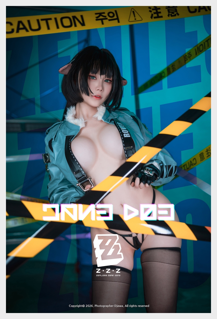 리나 DJAWA Zenless Zone Zero : Jane Doe 웹화보 맛보기 - 코스어 자몽