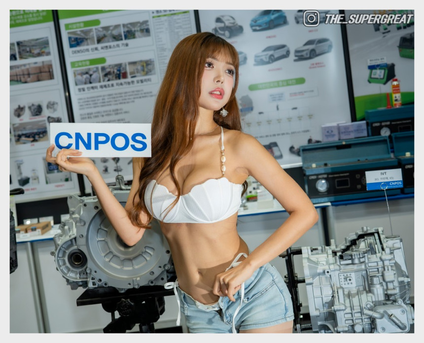 유수정 직찍 2025 오토살롱테크코리아 씨엔포스 부스 250920 - 모델 유수정 - 9