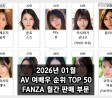 2026년 01월 AV 여배우 순위 TOP 50 - FANZA 월간 판매 부문