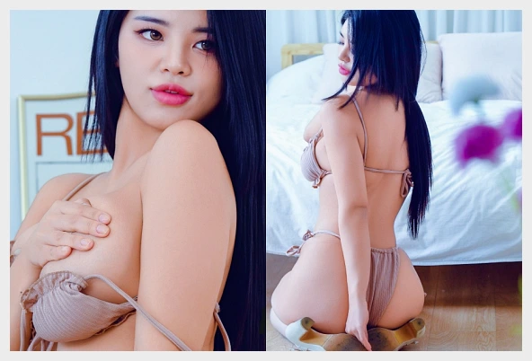 로빈 SERA 슈퍼 글래머 로빈 살구 비키니 노골적 바디프로필 웹화보 맛보기 - 모델 로빈 - 1