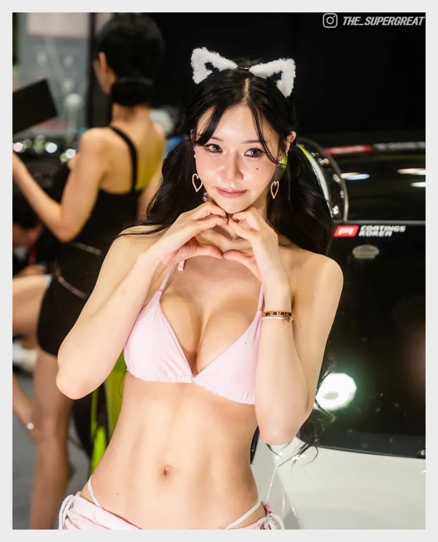 민한나 직찍 2025 오토살롱테크코리아 피원코팅즈 코리아 부스 250921 - 모델 민한나 - 15