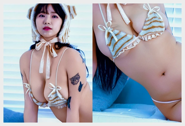 옐랑 SERA 섹시 호랭이 웹화보 맛보기 - 모델 옐랑 - 1