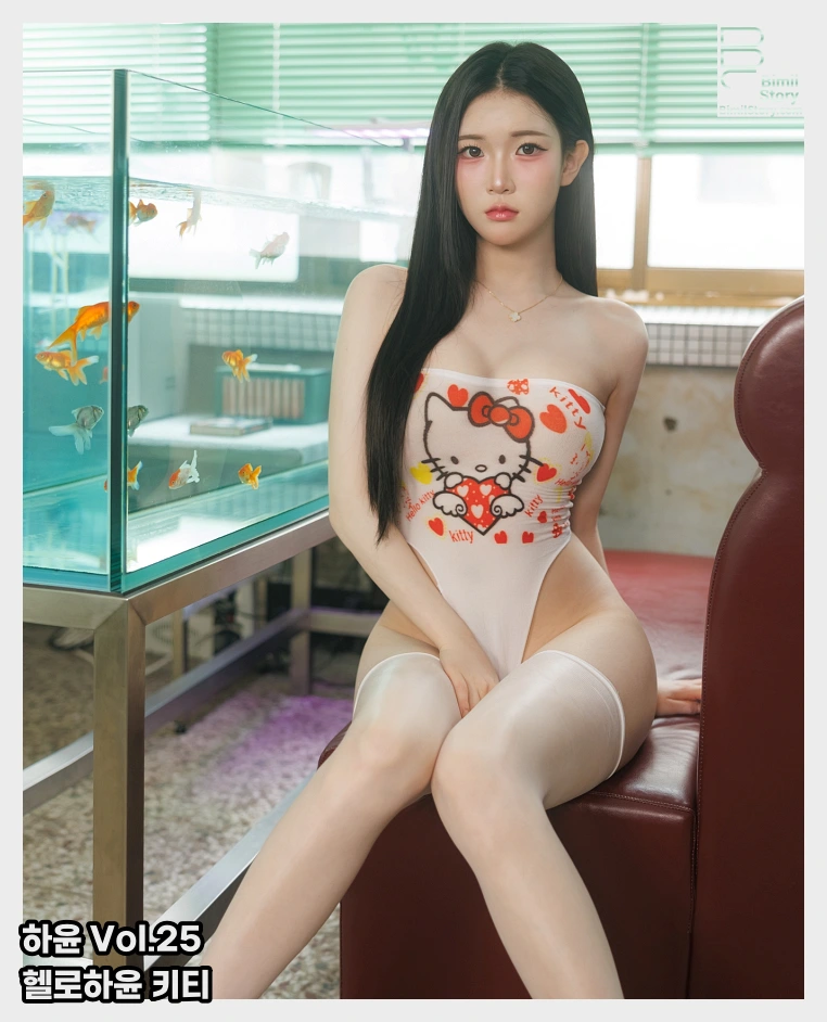하윤 비밀스토리 하윤 Vol 25 헬로하윤 키티 웹화보 맛보기 - 모델 하윤 - 6