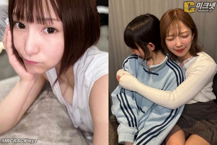 \'인간 피라미드\' 마루노우치 OL 레이나, AV 데뷔 암시?… 사쿠라 마나와 투샷 공개 - 1