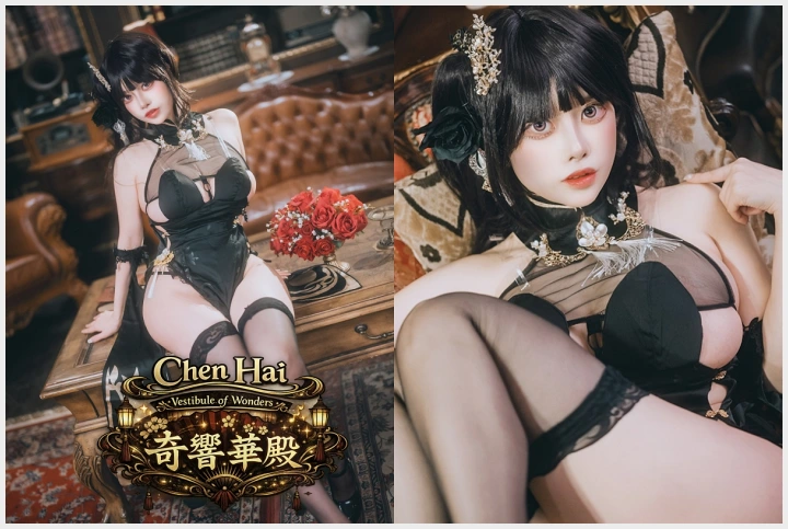 띠띠 DJAWA Azur Lane : ROC Chen Hai – Vestibule of Wonders 웹화보 맛보기 - 모델 띠띠 - 1
