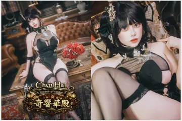 띠띠 DJAWA Azur Lane : ROC Chen Hai – Vestibule of Wonders 웹화보 맛보기 - 모델 띠띠