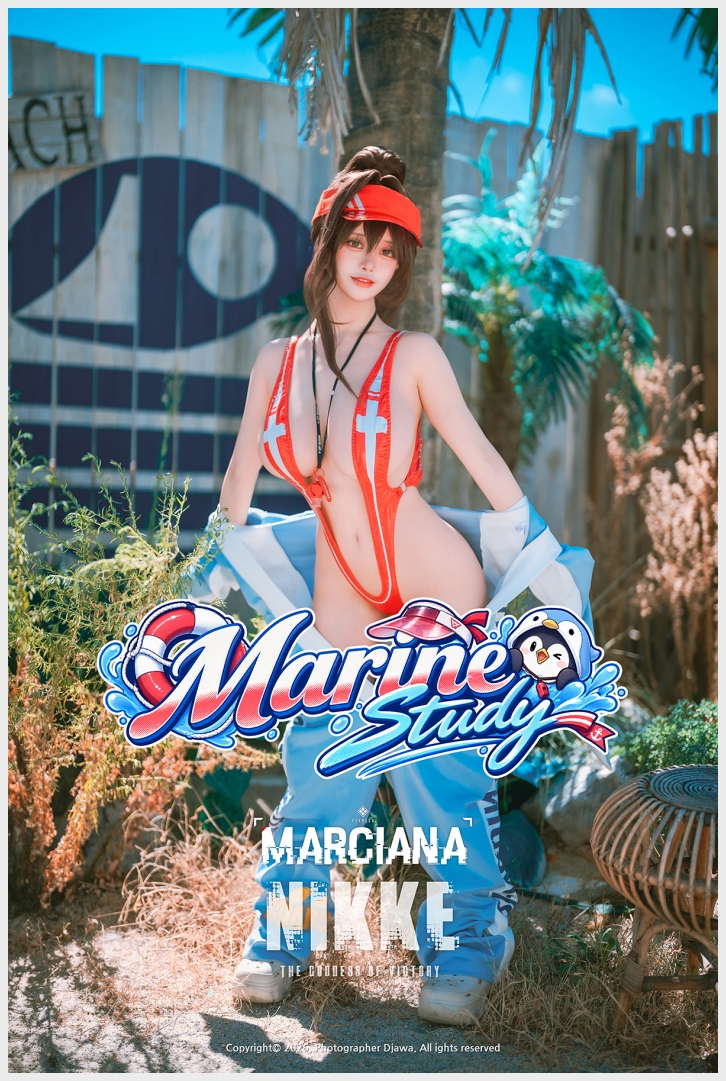 띠띠 웹화보 DJAWA \'Nikke : Marciana – Marine Study\' 맛보기 - 모델 띠띠(DDiDDi) - 6