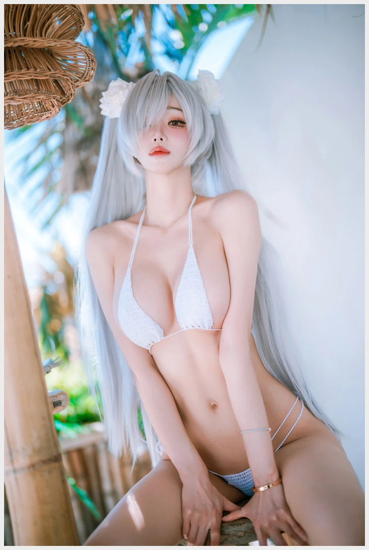 민한나 웹화보 DJAWA \'Nikke : Cinderella – Crystal Wave\' 맛보기 - 모델 민한나 - 8